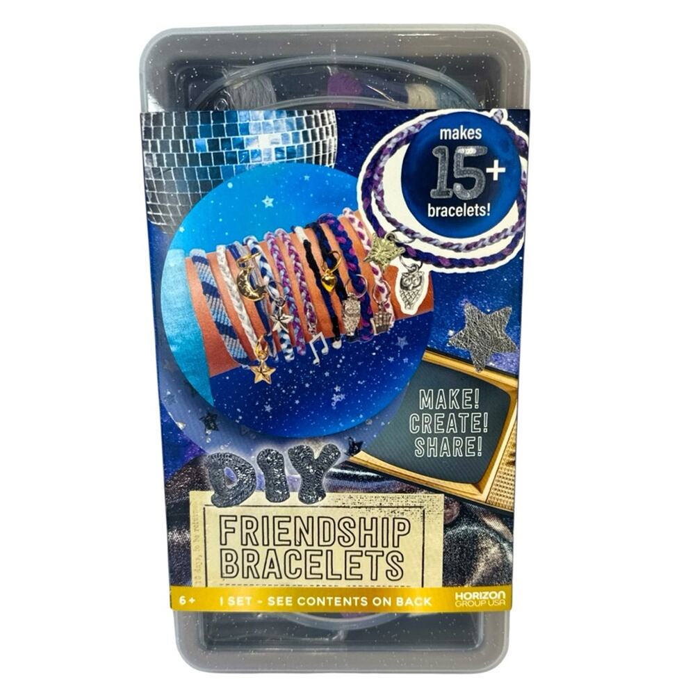 Friendship Bracelets Kit Y2K gift colorful thread NEW DIY craft